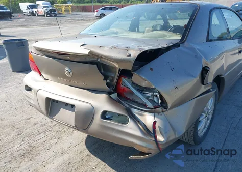 1998 Chrysler Sebring Lxi из США, поврежденный, VIN 4C3AU52N7WE108399